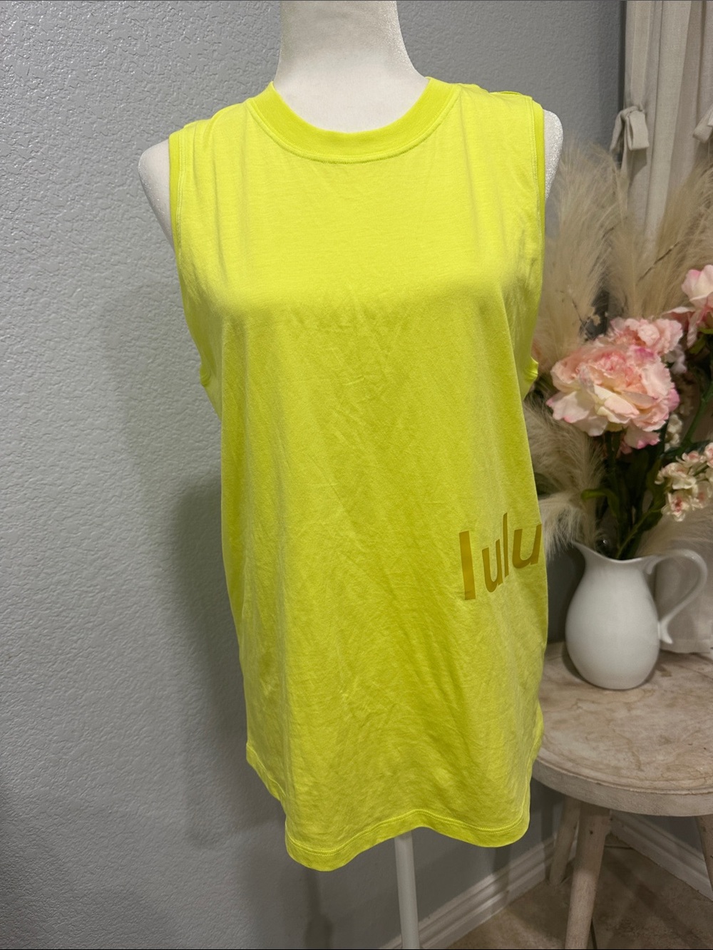 lululemon athletica High-Visibility Yellow Muscle Tee